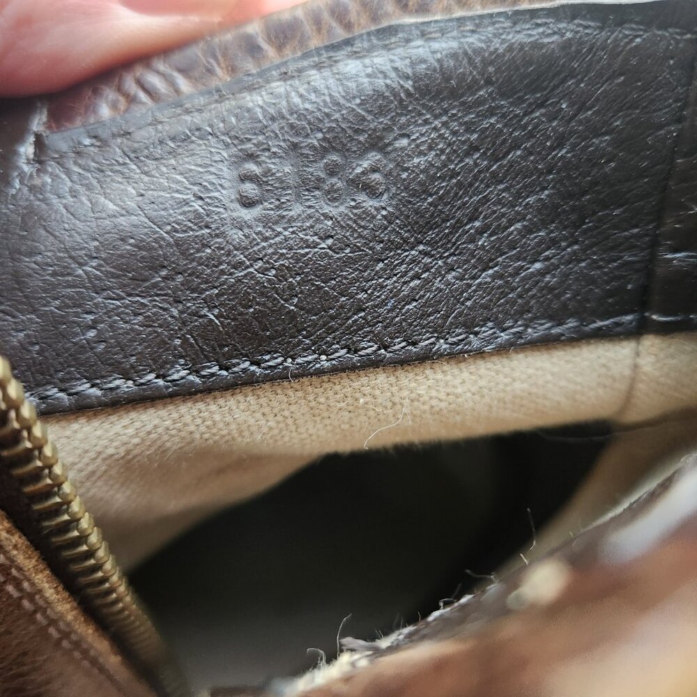 Bed Stu Mens Boots Size US 11 Leather Brown 6186 Zip Up UK 10 Stitch Distressed - Picture 7 of 13
